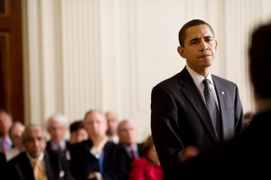 Barack Obama at a White House Forum on Health Reform