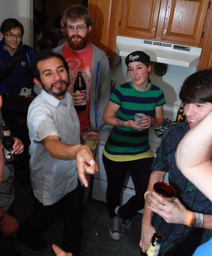 Your typical rowdy Allston Party | Photo by Stephanie Crumley