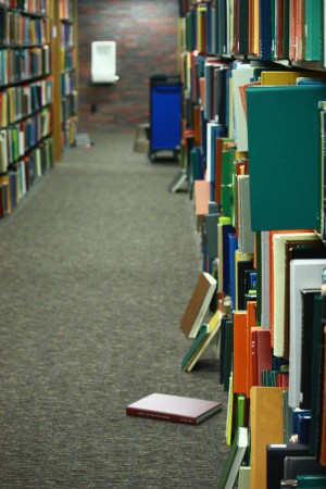 Stacks in Mugar Library Photo Credit: Clarissa Keen