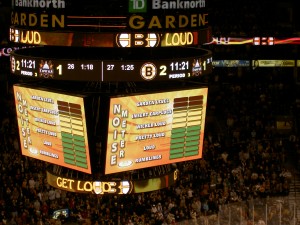 TD Banknorth Garden JumboTron