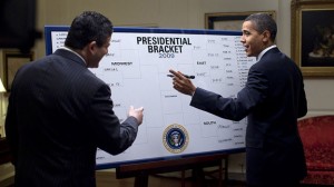 Barack's Bracket Barack Obama filling out his Presidential Bracket