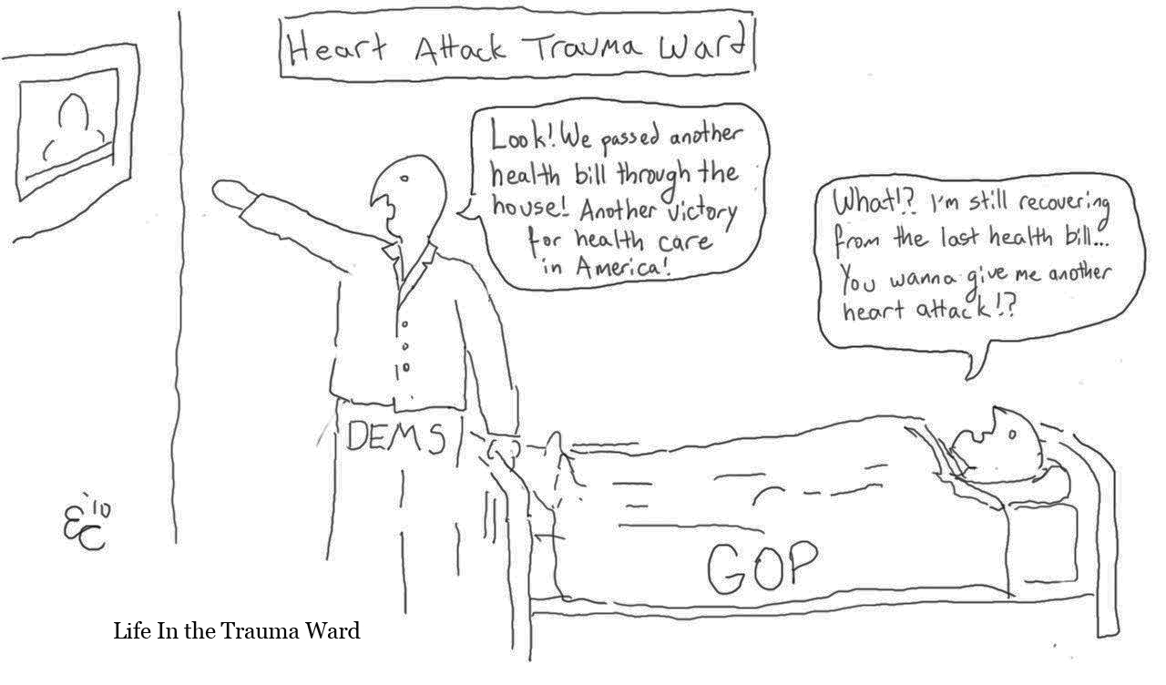 Cartoon – Life in the Trauma Ward – The Quad Cartoon – Life in the Trauma Ward – The Quad