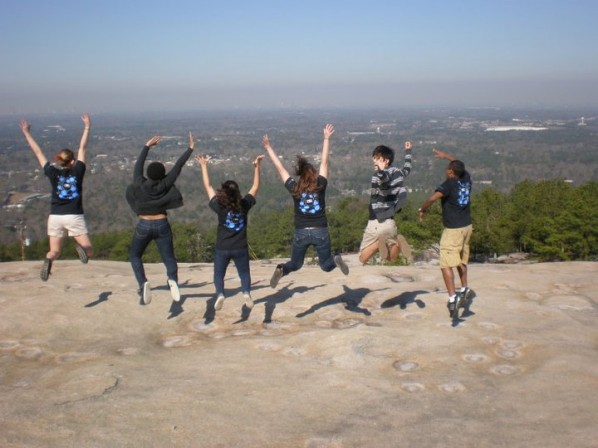 Group on Stone Mountain