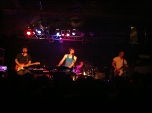 Walk the Moon at Brighton Music Hall 4/5/2011, photo by Tara Jayakar