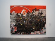 Scorched Earth (2006) by Mark Bradford, photo by Jon G. at the Chicago MCA, via Flickr Commons