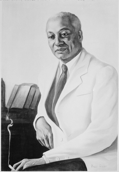 Portrait of Alain Locke by Betsy Graves Reyneau