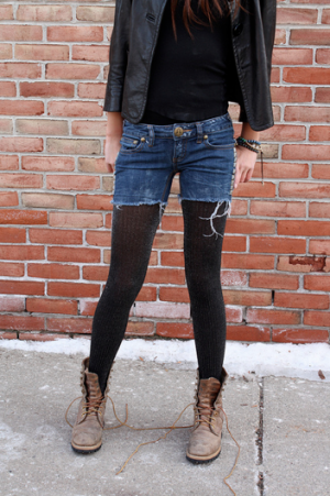 Denim shorts: Versatile!!