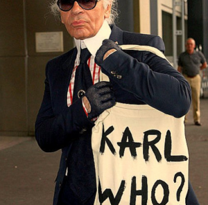 A signature look from the great designer