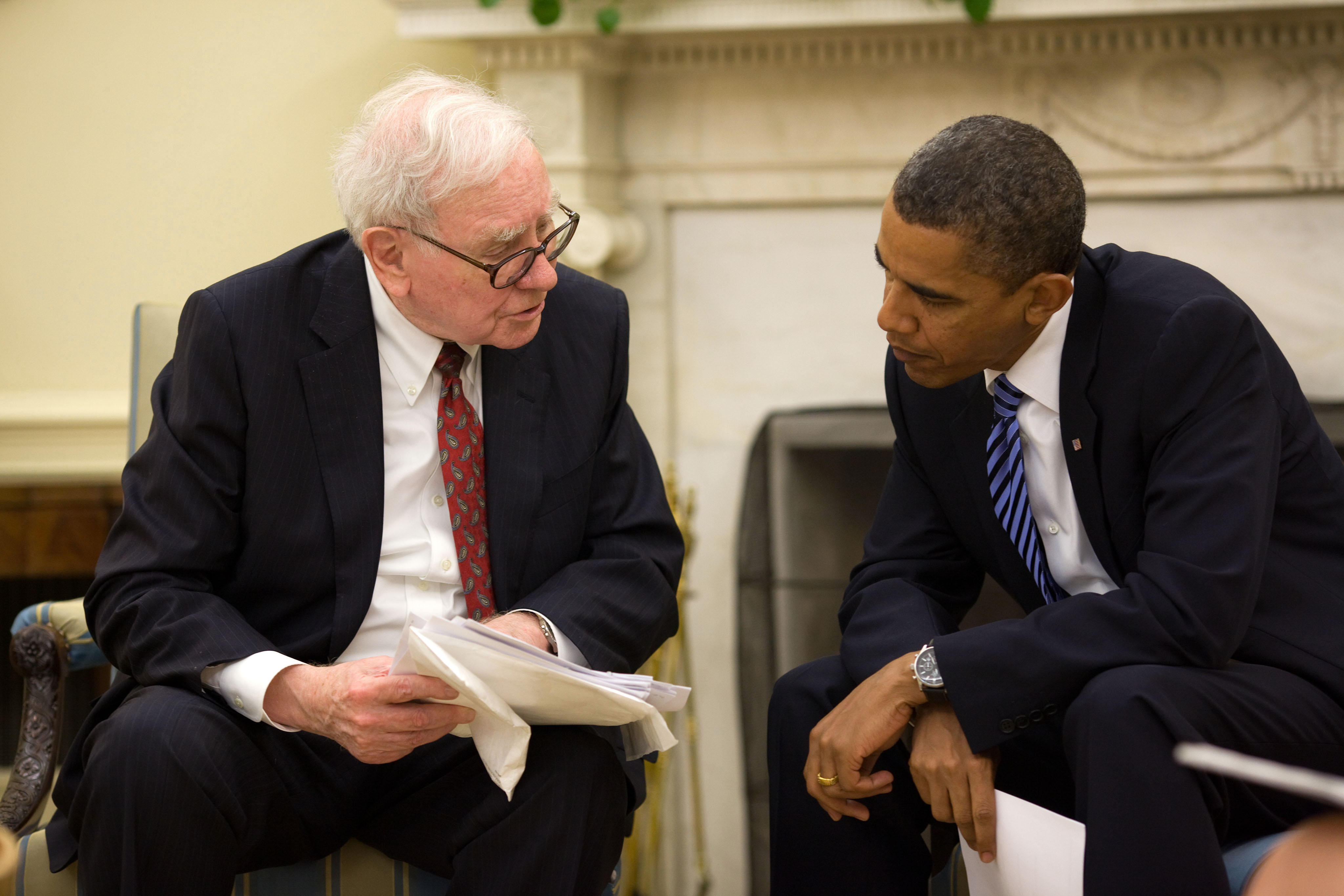 Warren Buffett and President Obama