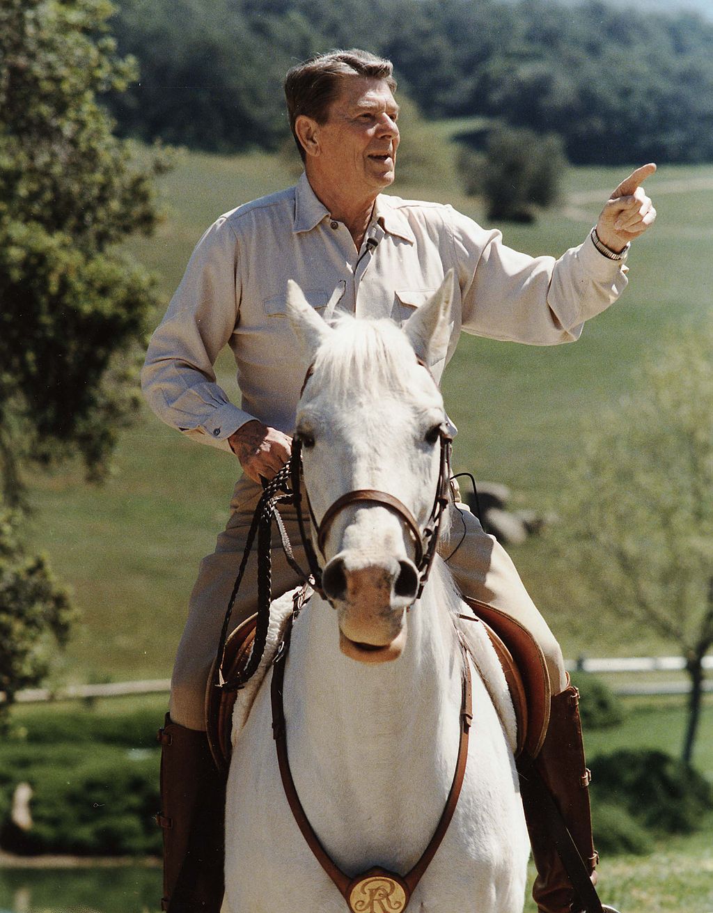 Reagan on Horseback