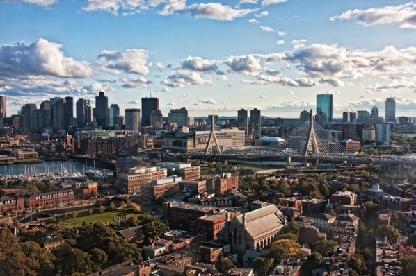 Boston from the Bunker Hill Monument Boston