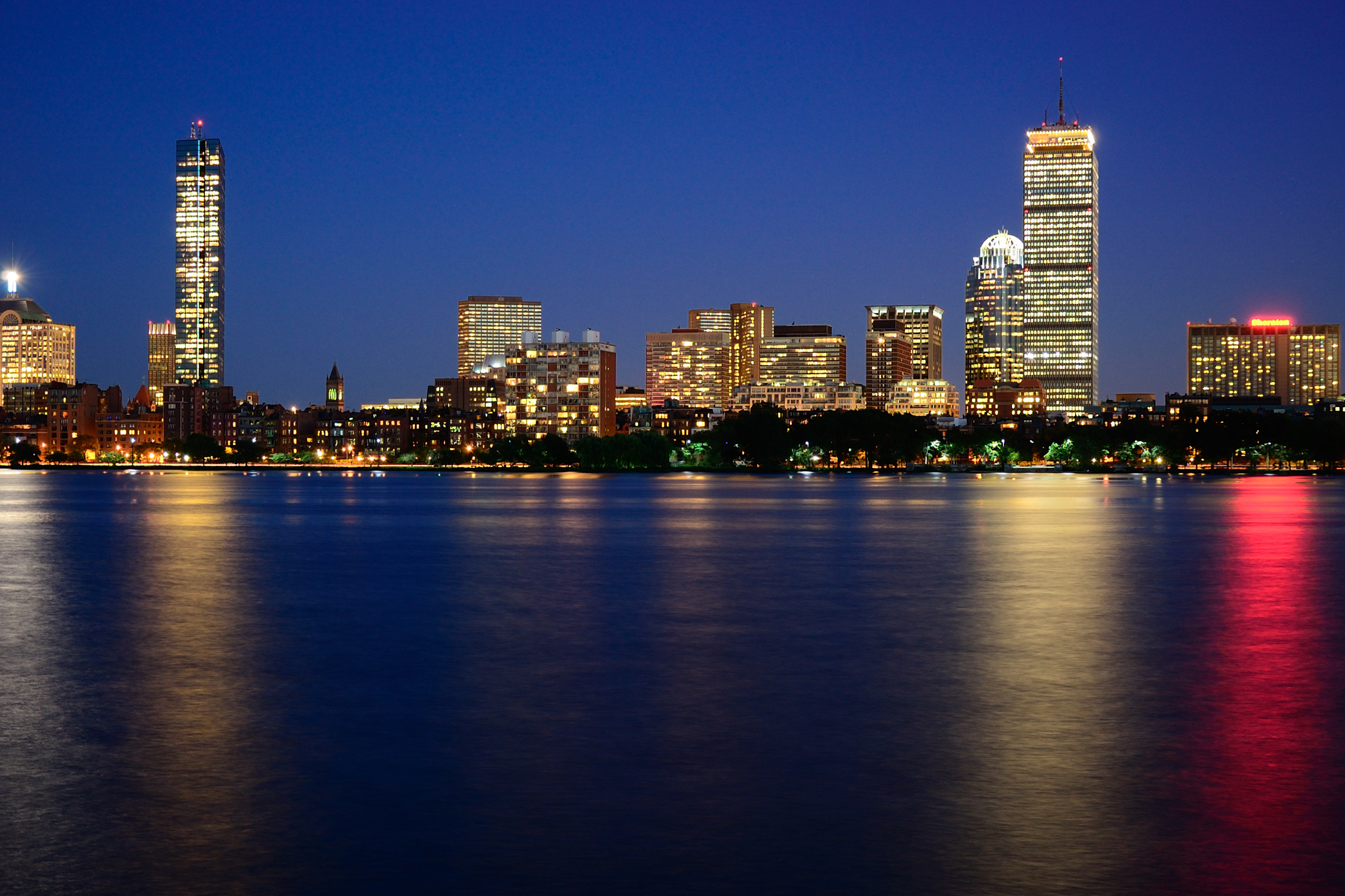 Boston at Night