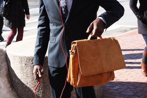 Unf, buttery leather goodness. Never underestimate the power of a great bag. Photo by Sharon Weissburg.