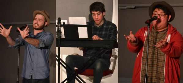 From left: Hilborn, Garity, and Nguyen performing Friday evening. | Photos by Cecilia Weddell