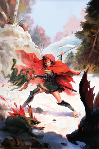 Akaneiro: Demon Hunters #1 by Justin Aclin and Vasilos Lolos | Cover courtesy of Dark Horse Comics