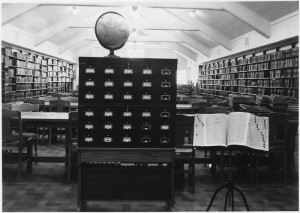 Back in 1938, inmates were given the opportunity to learn in this prison library.  |  Photo courtesy of the Department of Justice.