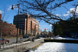 A view of SMG from the COM lawn. | by flickr user Steve Garfield