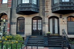 Robert Lowell formerly lived at 239 Marlborough Street in Boston's Back Bay. | Photograph by Ashley Hansberry