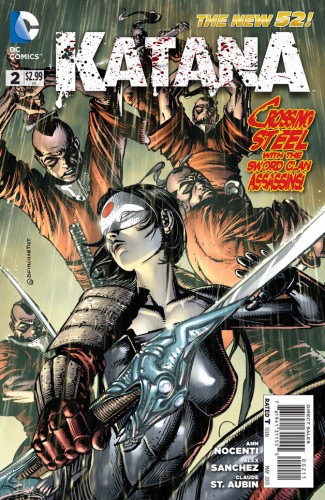 The Katana series is in its second issue but is already well within cancellation range. | Cover courtesy of DC Comics.