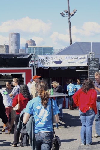 The Boston Fisheries Foundation, the host of the Boston Seafood Fest, supports sustainable fisheries in New England - Photo by Hanna Klein