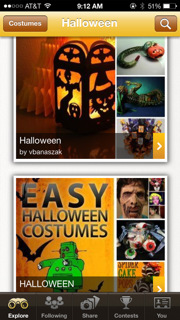 The first two hits (among many more) on a "Halloween" search