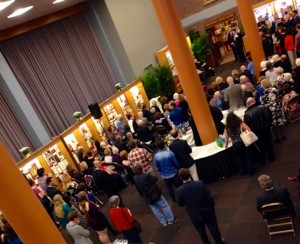 Guests at the opening reception. | Photo by Jovanna Fazzini