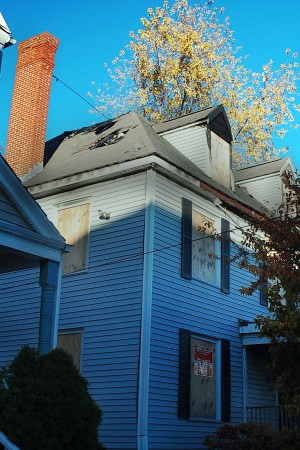 87 Linden was left uninhabitable. | Photo by Ashley Hansberry.