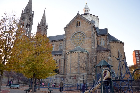 Mission Church and Mission Hill Playground | Photo by Kara Korab