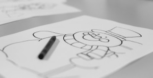 ... to paint a masterpiece of Frosty the Snowman. Oh, the nostalgia. | Photo by Yu-Ching Chang