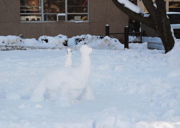 Snow Dinosaur