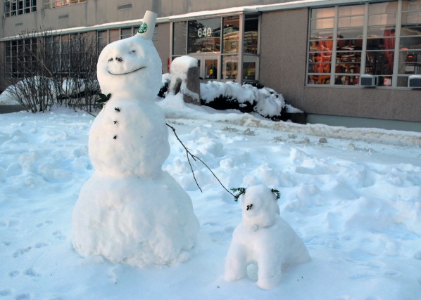 Starbucks Snowman
