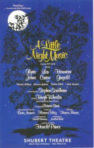 The original poster for Stephen Sondheim's A Little Night Music | Photo courtesy of Wikipedia