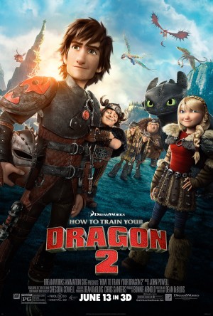 The gang's all back! | How to Train Your Dragon 2 Promotional Poster, courtesy of Dreamworks Animation. 