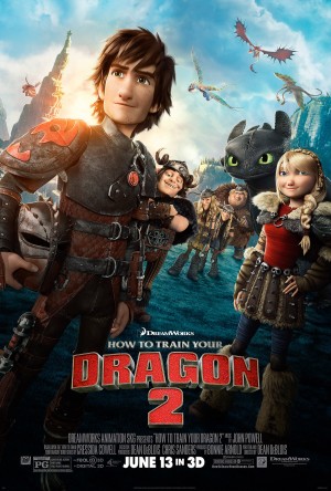 The gang's all back! | How to Train Your Dragon 2 Promotional Poster, courtesy of Dreamworks Animation.