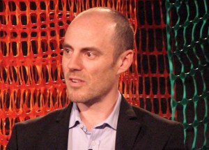 Keith Lowe speaking at the HeadRead Literature Festival in Estonia. | Photo courtesy of Ave Maria Mõistlik via Wikimedia Commons