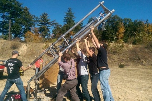 BURPG setting up to launch their MkII rocket last year. | Photo courtesy of burocket.org.