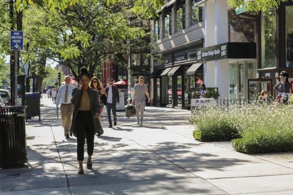 Newbury Street is Boston's fashion district| Photo by Rachel Kashdan 