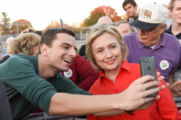 Hillary Clinton in Coralville, Iowa on November 3, 2015. | Photo by Barbara Kinney for Hillary for America